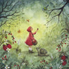 Bijdehansje Postcard Strawberry Dream | Conscious Craft